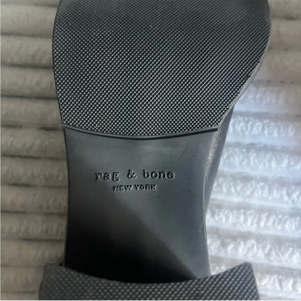 Rag & Bone Black Leather Ankle Boots
